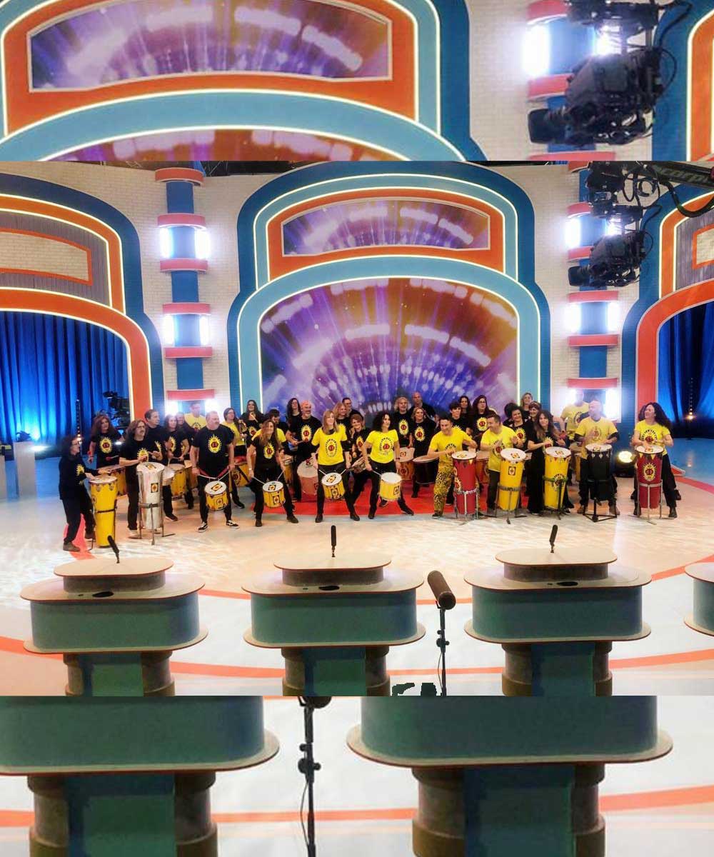 Escuela Fortaleza actuando en El Precio Justo en Telecinco